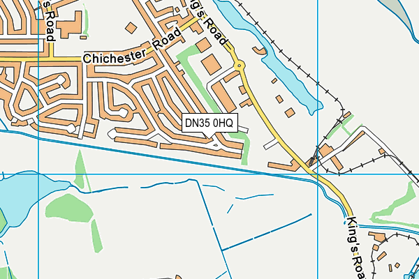 DN35 0HQ map - OS VectorMap District (Ordnance Survey)