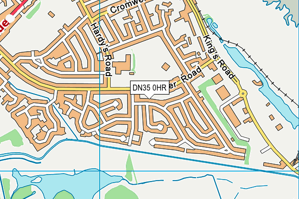 DN35 0HR map - OS VectorMap District (Ordnance Survey)