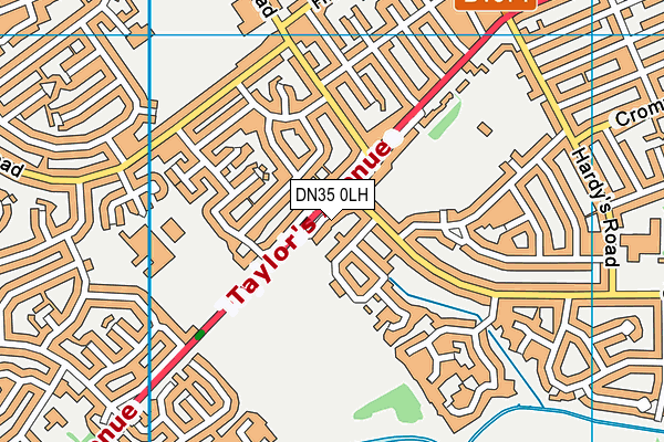 DN35 0LH map - OS VectorMap District (Ordnance Survey)