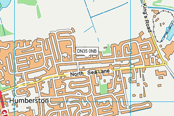 DN35 0NB map - OS VectorMap District (Ordnance Survey)