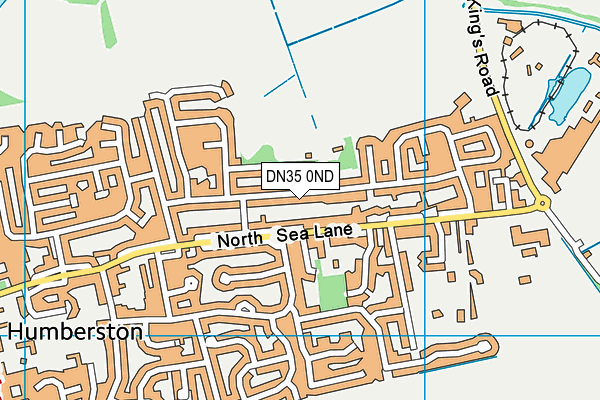 DN35 0ND map - OS VectorMap District (Ordnance Survey)