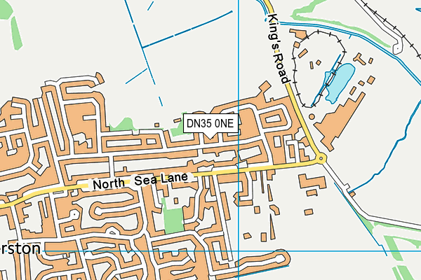 DN35 0NE map - OS VectorMap District (Ordnance Survey)