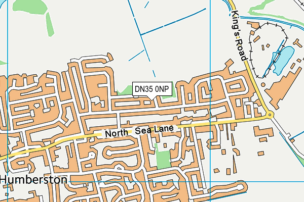 DN35 0NP map - OS VectorMap District (Ordnance Survey)