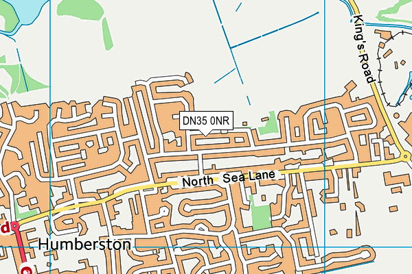 DN35 0NR map - OS VectorMap District (Ordnance Survey)