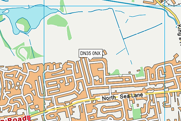 DN35 0NX map - OS VectorMap District (Ordnance Survey)