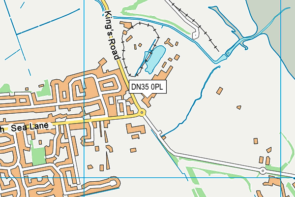 DN35 0PL map - OS VectorMap District (Ordnance Survey)