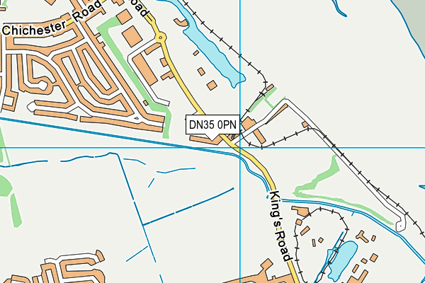 Cleethorpes Golf Club map (DN35 0PN) - OS VectorMap District (Ordnance Survey)