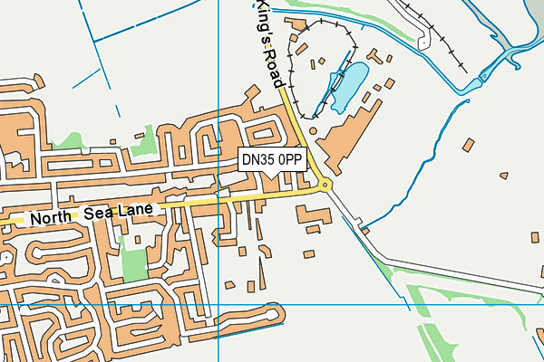DN35 0PP map - OS VectorMap District (Ordnance Survey)