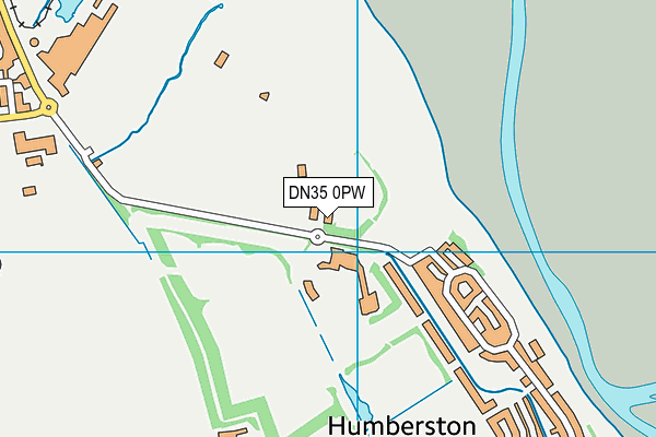 DN35 0PW map - OS VectorMap District (Ordnance Survey)