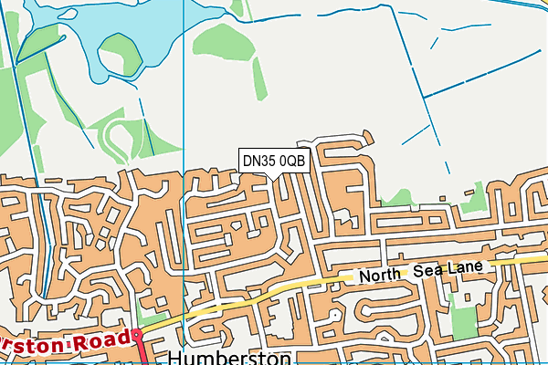DN35 0QB map - OS VectorMap District (Ordnance Survey)