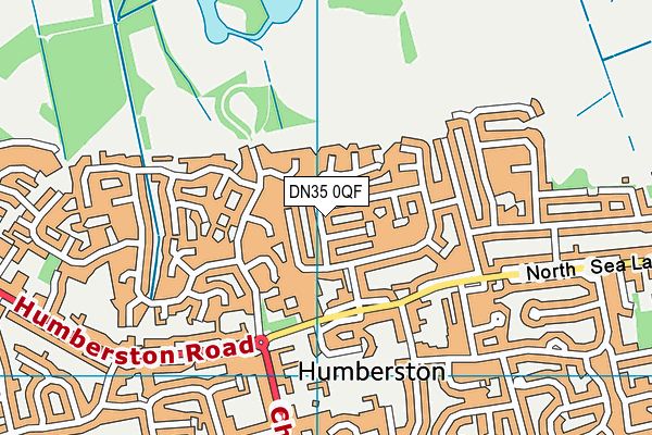 DN35 0QF map - OS VectorMap District (Ordnance Survey)