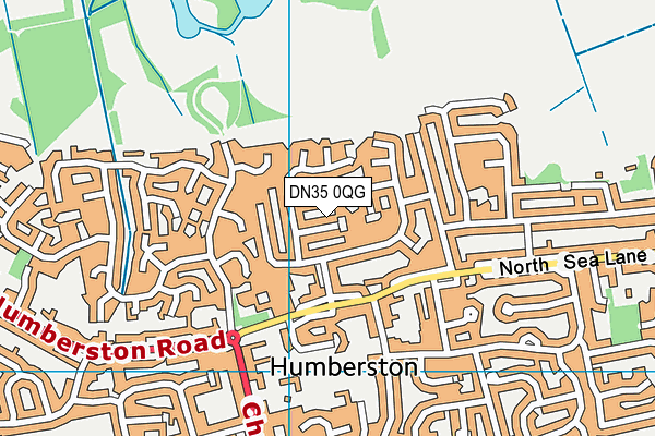DN35 0QG map - OS VectorMap District (Ordnance Survey)