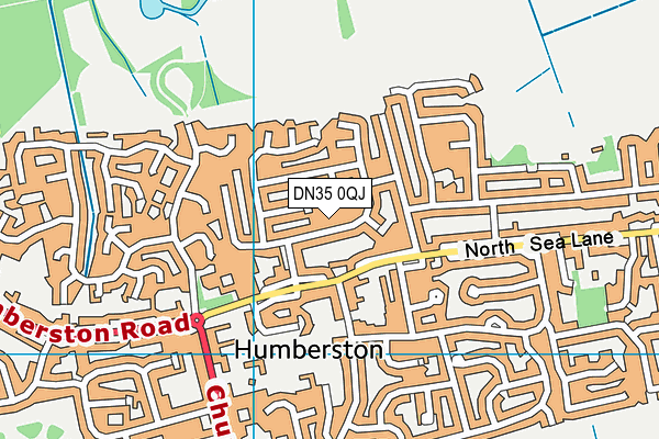 DN35 0QJ map - OS VectorMap District (Ordnance Survey)