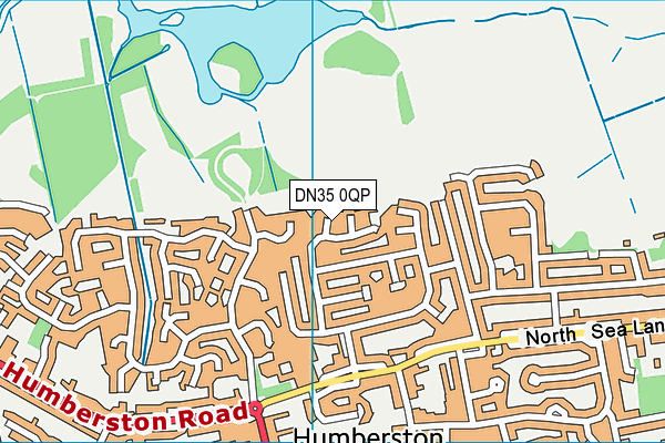 DN35 0QP map - OS VectorMap District (Ordnance Survey)