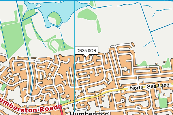 DN35 0QR map - OS VectorMap District (Ordnance Survey)