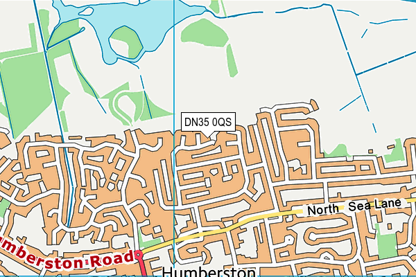 DN35 0QS map - OS VectorMap District (Ordnance Survey)