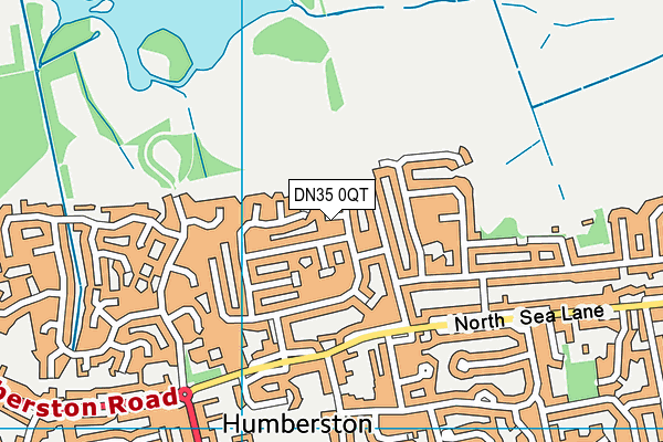 DN35 0QT map - OS VectorMap District (Ordnance Survey)