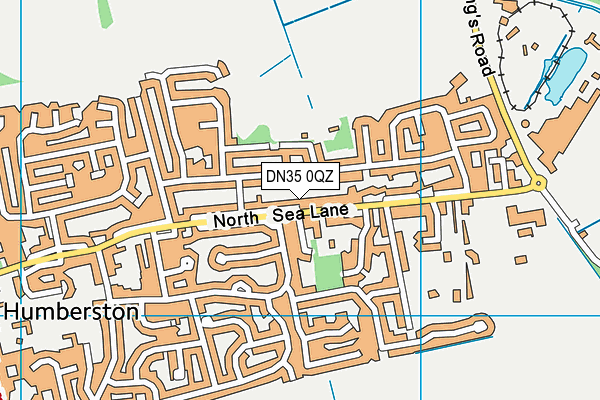 DN35 0QZ map - OS VectorMap District (Ordnance Survey)