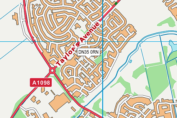 DN35 0RN map - OS VectorMap District (Ordnance Survey)