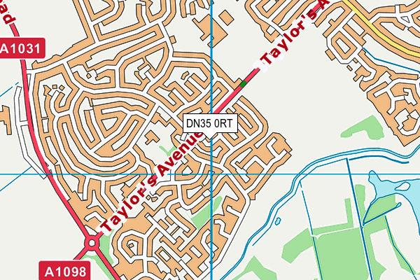 DN35 0RT map - OS VectorMap District (Ordnance Survey)
