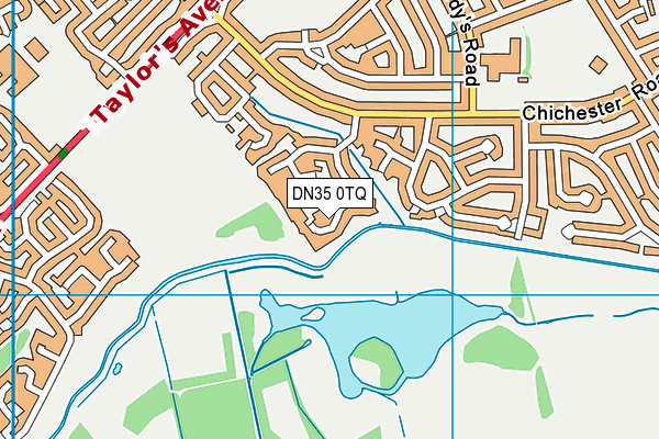 DN35 0TQ map - OS VectorMap District (Ordnance Survey)