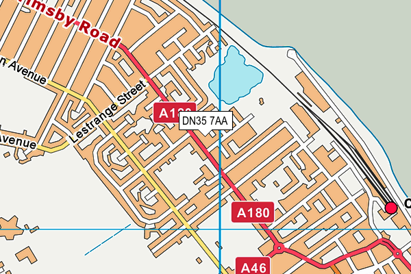 DN35 7AA map - OS VectorMap District (Ordnance Survey)