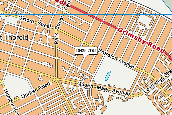 DN35 7DU map - OS VectorMap District (Ordnance Survey)