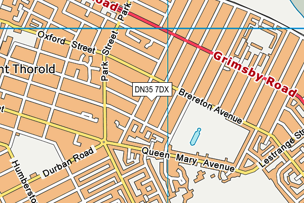 DN35 7DX map - OS VectorMap District (Ordnance Survey)
