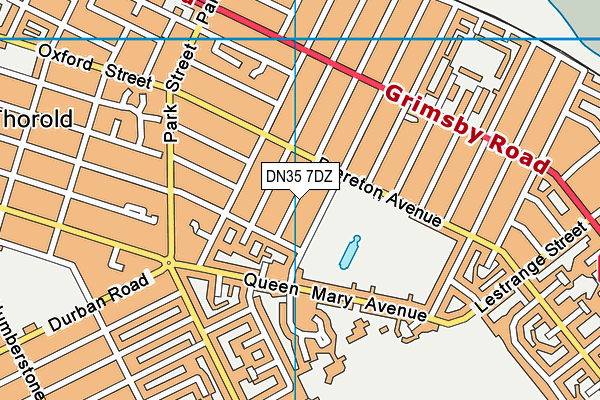 DN35 7DZ map - OS VectorMap District (Ordnance Survey)