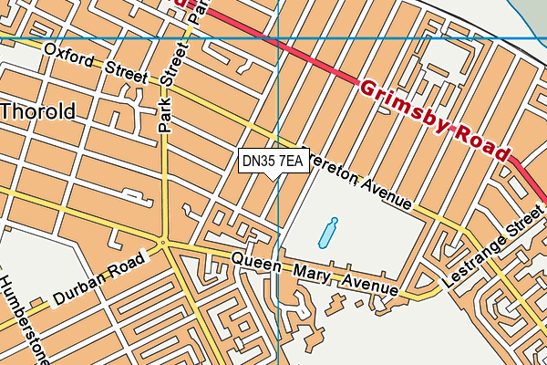 DN35 7EA map - OS VectorMap District (Ordnance Survey)