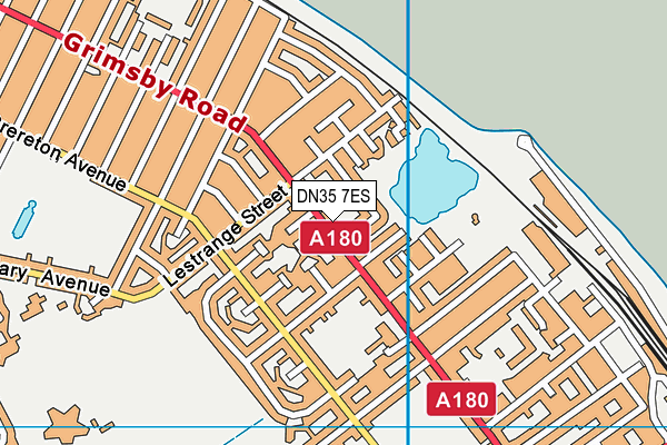 DN35 7ES map - OS VectorMap District (Ordnance Survey)