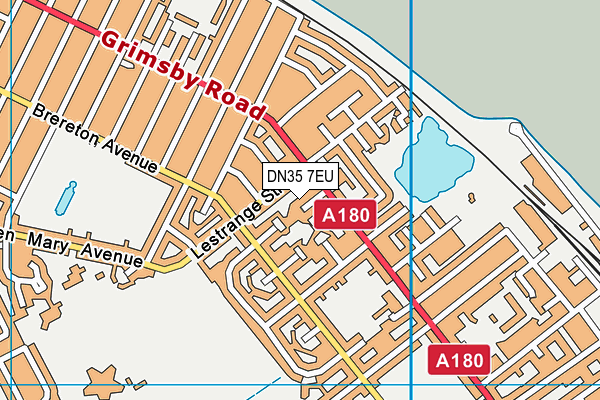 DN35 7EU map - OS VectorMap District (Ordnance Survey)