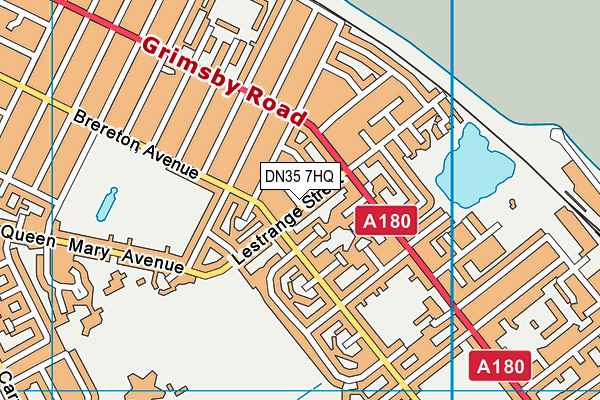 DN35 7HQ map - OS VectorMap District (Ordnance Survey)