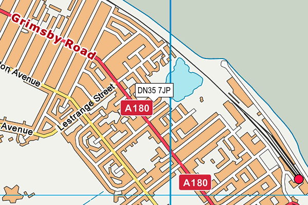 DN35 7JP map - OS VectorMap District (Ordnance Survey)