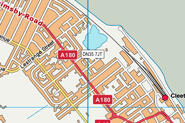 DN35 7JT map - OS VectorMap District (Ordnance Survey)