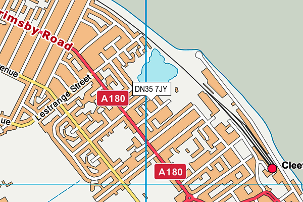 DN35 7JY map - OS VectorMap District (Ordnance Survey)