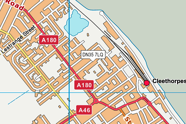 DN35 7LQ map - OS VectorMap District (Ordnance Survey)