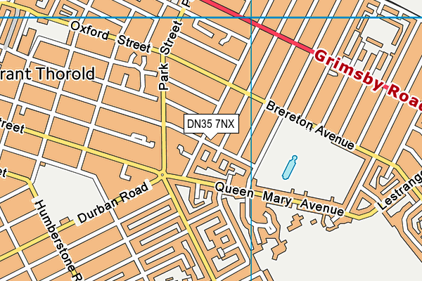DN35 7NX map - OS VectorMap District (Ordnance Survey)