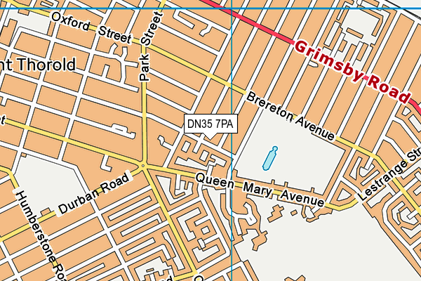 DN35 7PA map - OS VectorMap District (Ordnance Survey)
