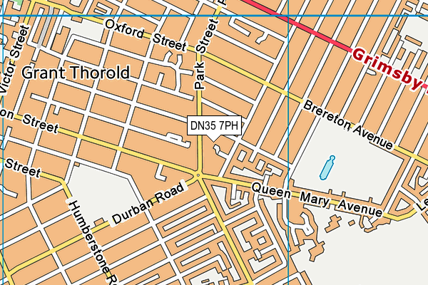 DN35 7PH map - OS VectorMap District (Ordnance Survey)