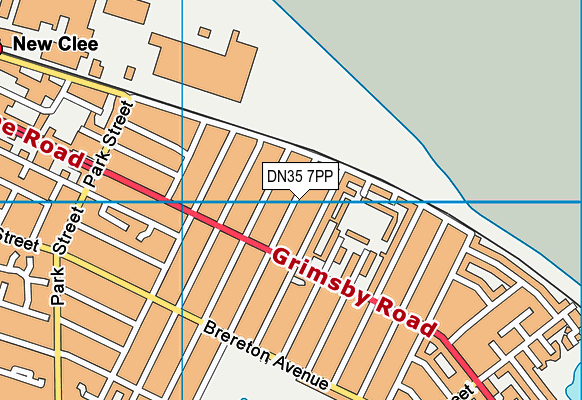 DN35 7PP map - OS VectorMap District (Ordnance Survey)