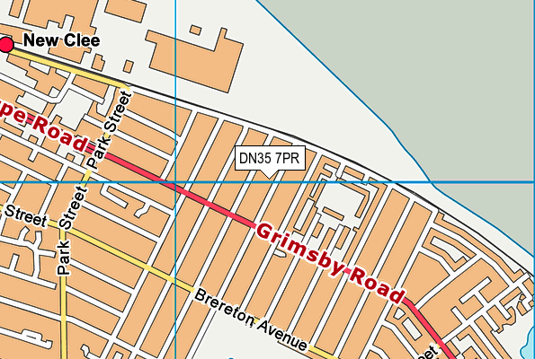 DN35 7PR map - OS VectorMap District (Ordnance Survey)