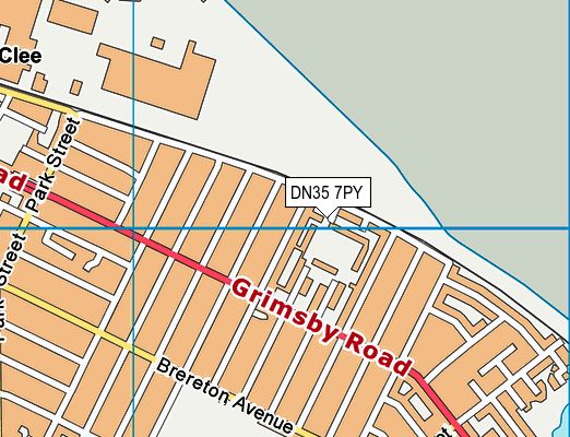 Grimsby Town Fc (Blundell Park) map (DN35 7PY) - OS VectorMap District (Ordnance Survey)