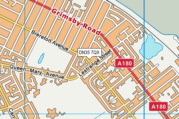 DN35 7QX map - OS VectorMap District (Ordnance Survey)