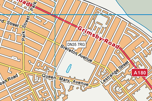DN35 7RG map - OS VectorMap District (Ordnance Survey)