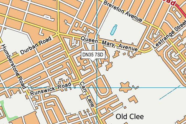 DN35 7SD map - OS VectorMap District (Ordnance Survey)