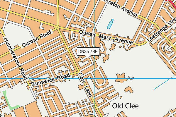 DN35 7SE map - OS VectorMap District (Ordnance Survey)