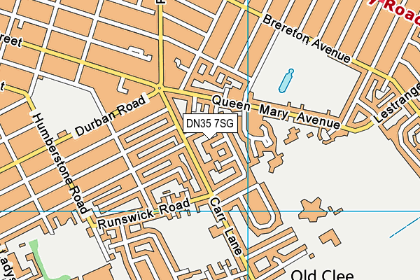 DN35 7SG map - OS VectorMap District (Ordnance Survey)