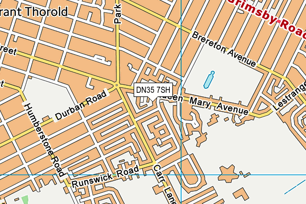 DN35 7SH map - OS VectorMap District (Ordnance Survey)