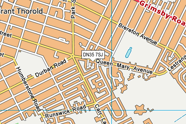 DN35 7SJ map - OS VectorMap District (Ordnance Survey)